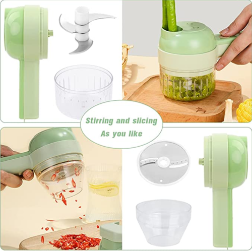 CORTADOR DE VERDURAS ELÉCTRICO MULTIFUNCIÓN